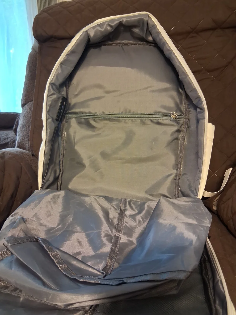 Unisex White Everyday Backpack